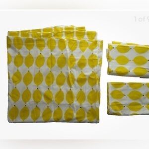 IKEA Yellow and White Duvet Cover Set